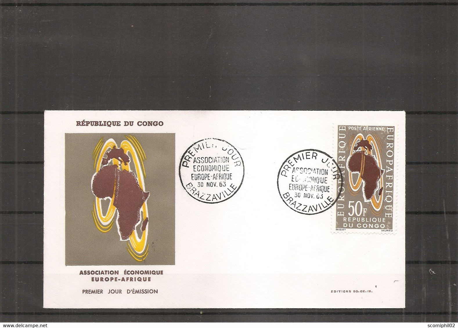 Congo Brazzaville - Europafrique ( FDC De 1963 à Voir) - FDC