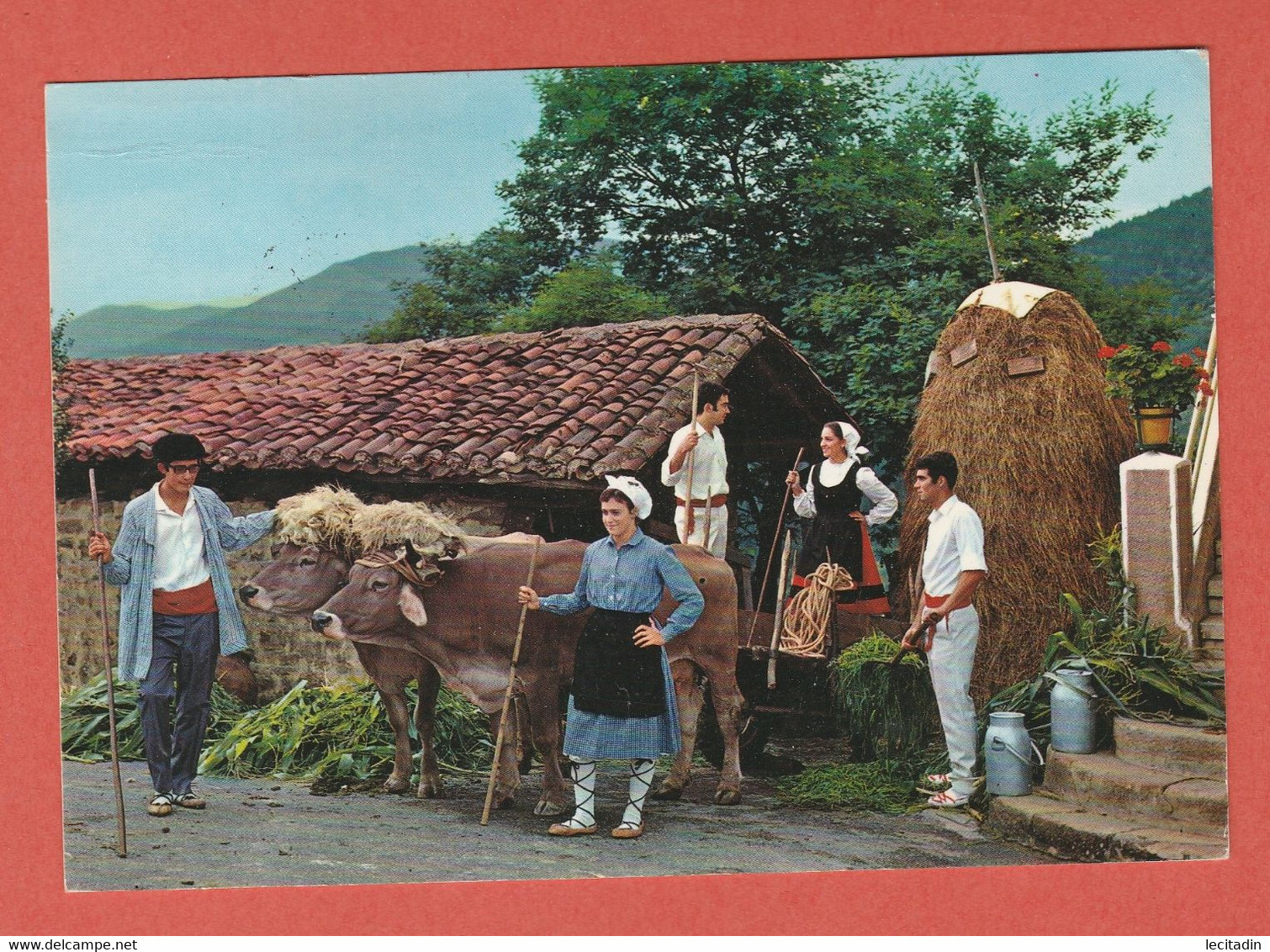 CP EUROPE ESPAGNE FOLKLORE 4 Caserio Tipico Vasco - Formentera