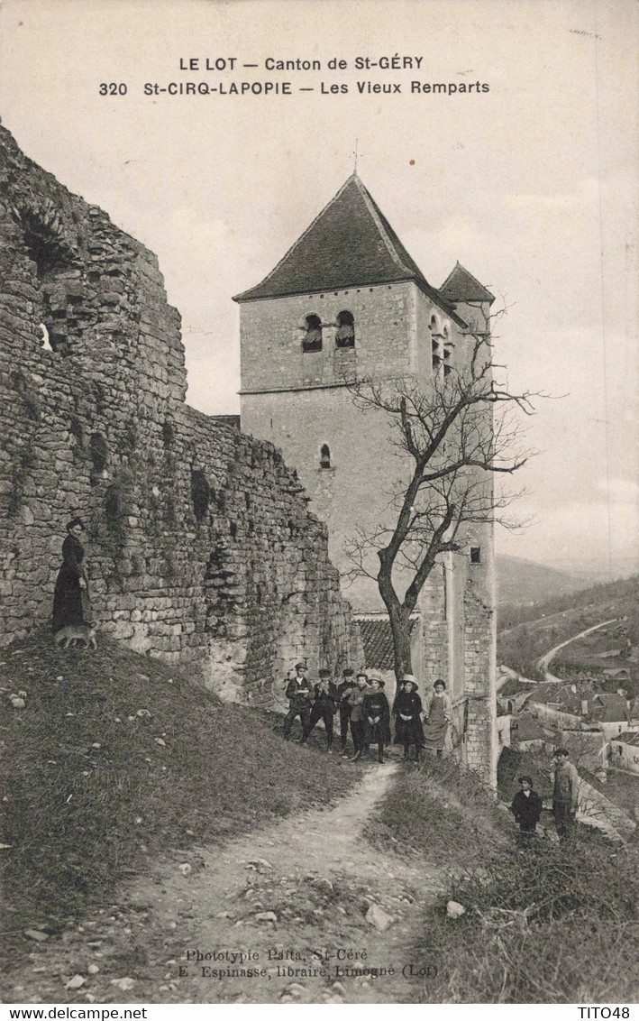 FR-46 LOT - SAINT-CIRQ-LAPOPIE - Les Vieux Remparts - Saint-Cirq-Lapopie