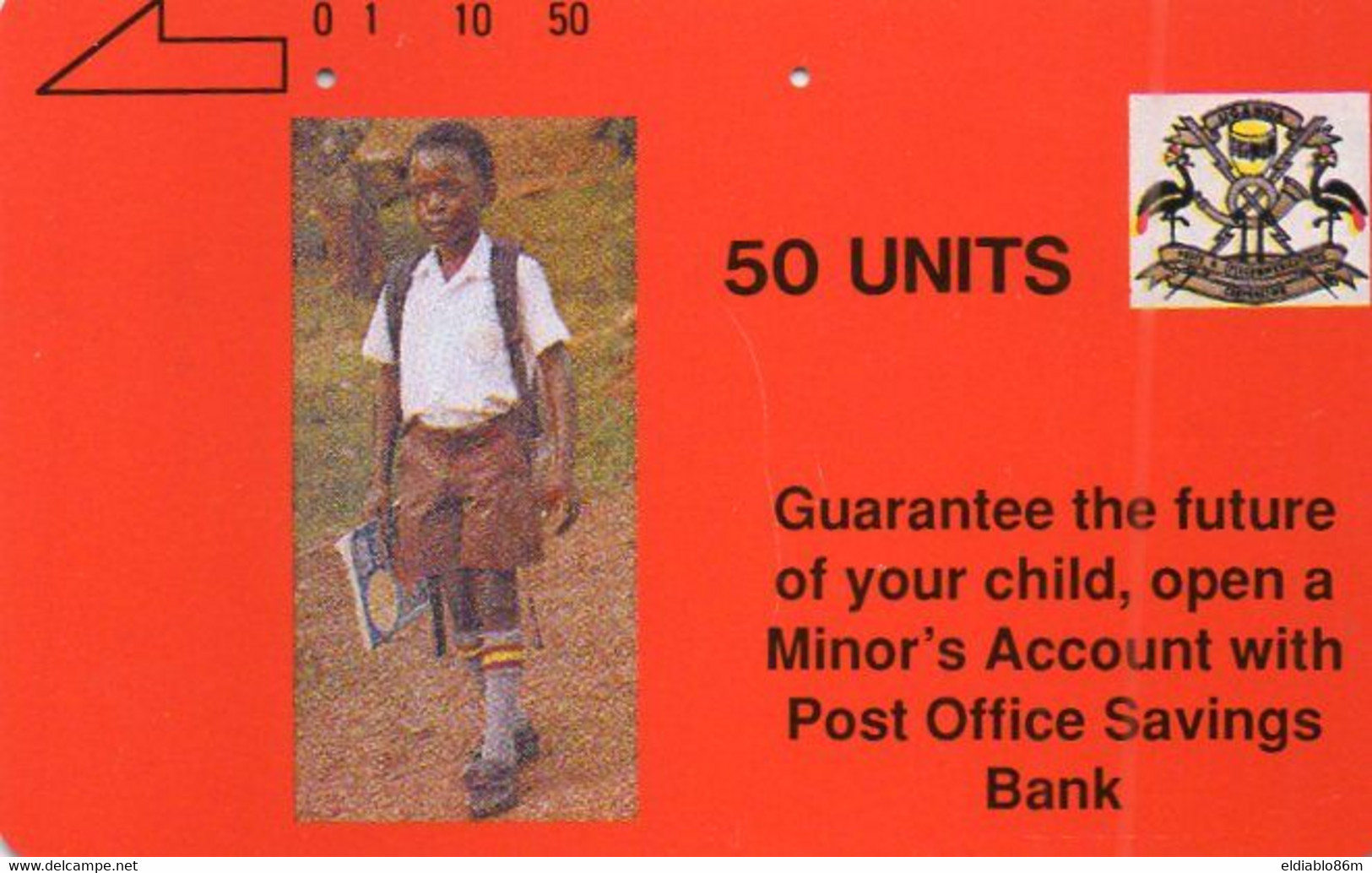 UGANDA - TAMURA - POST OFFICE SAVINGS BANK - CHILDREN - Oeganda