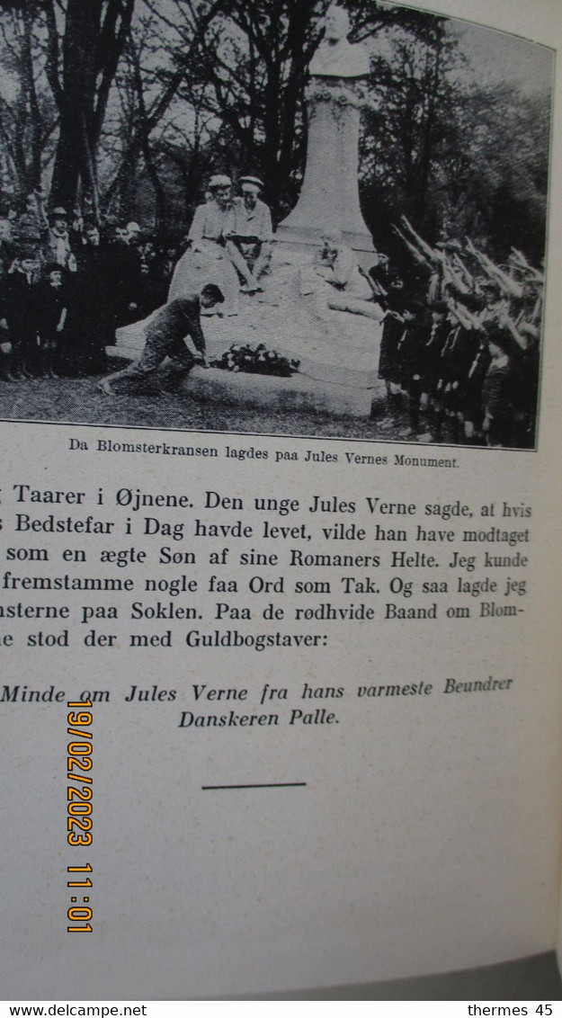 1928 / En Danois / JORDEN RUNDT I 44 DAGE Af PALLE / MED FORORD AF Jean Jules VERNE / - Scandinavian Languages