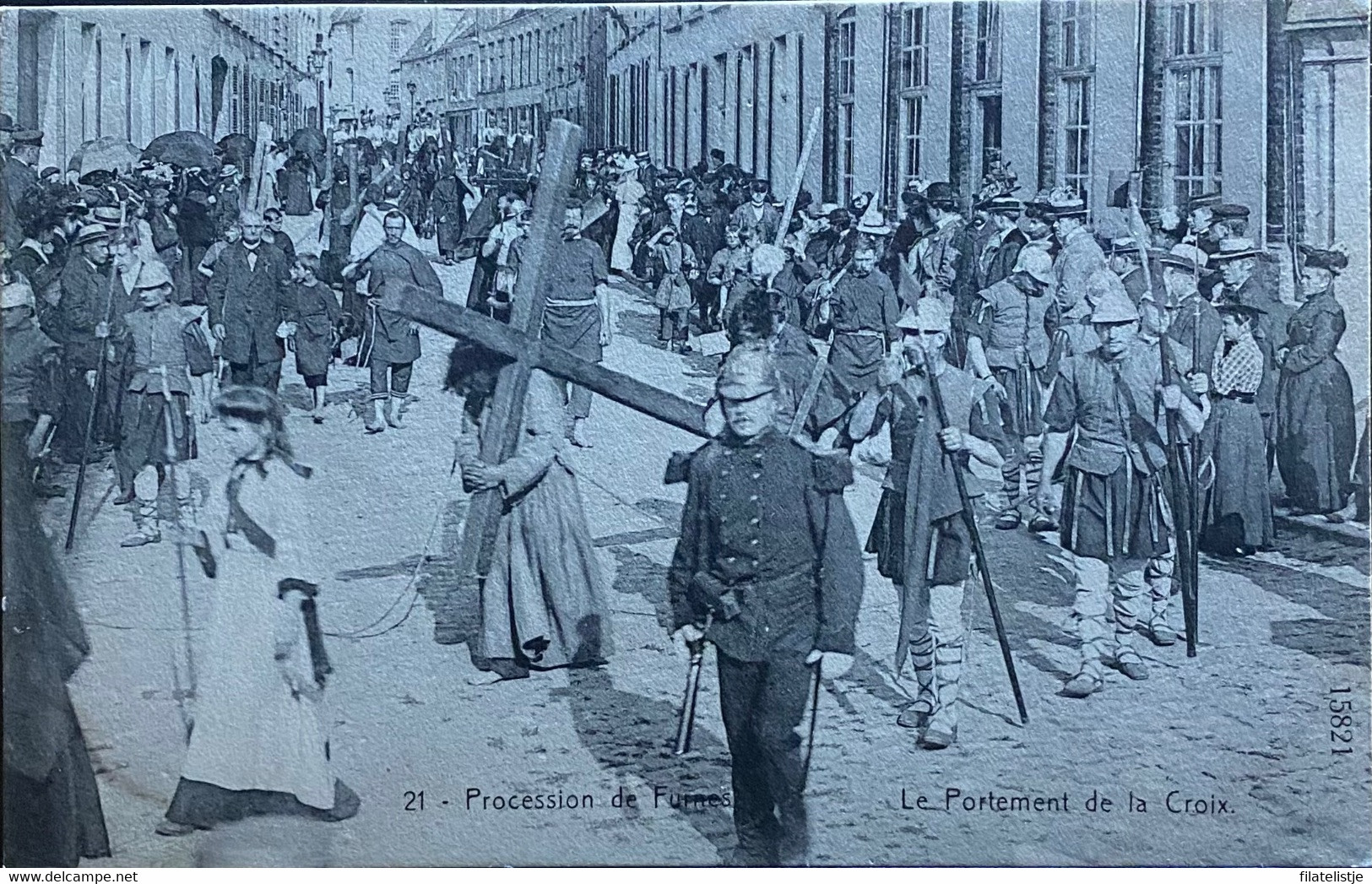 Veurne Boeteprocessie Jesus Met Zijn Kruis - Veurne