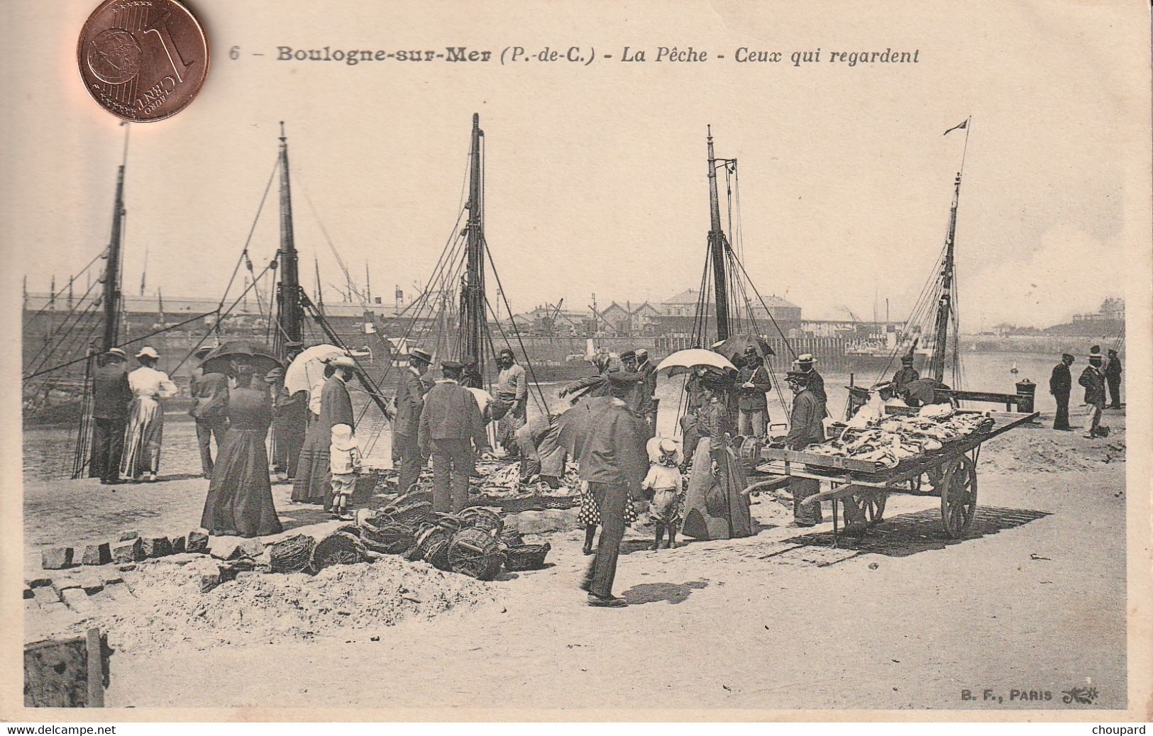 62 - Carte Postale Ancienne De BOULOGNE SUR MER    La Pèche   Ceux Qui Regardent - Boulogne Sur Mer