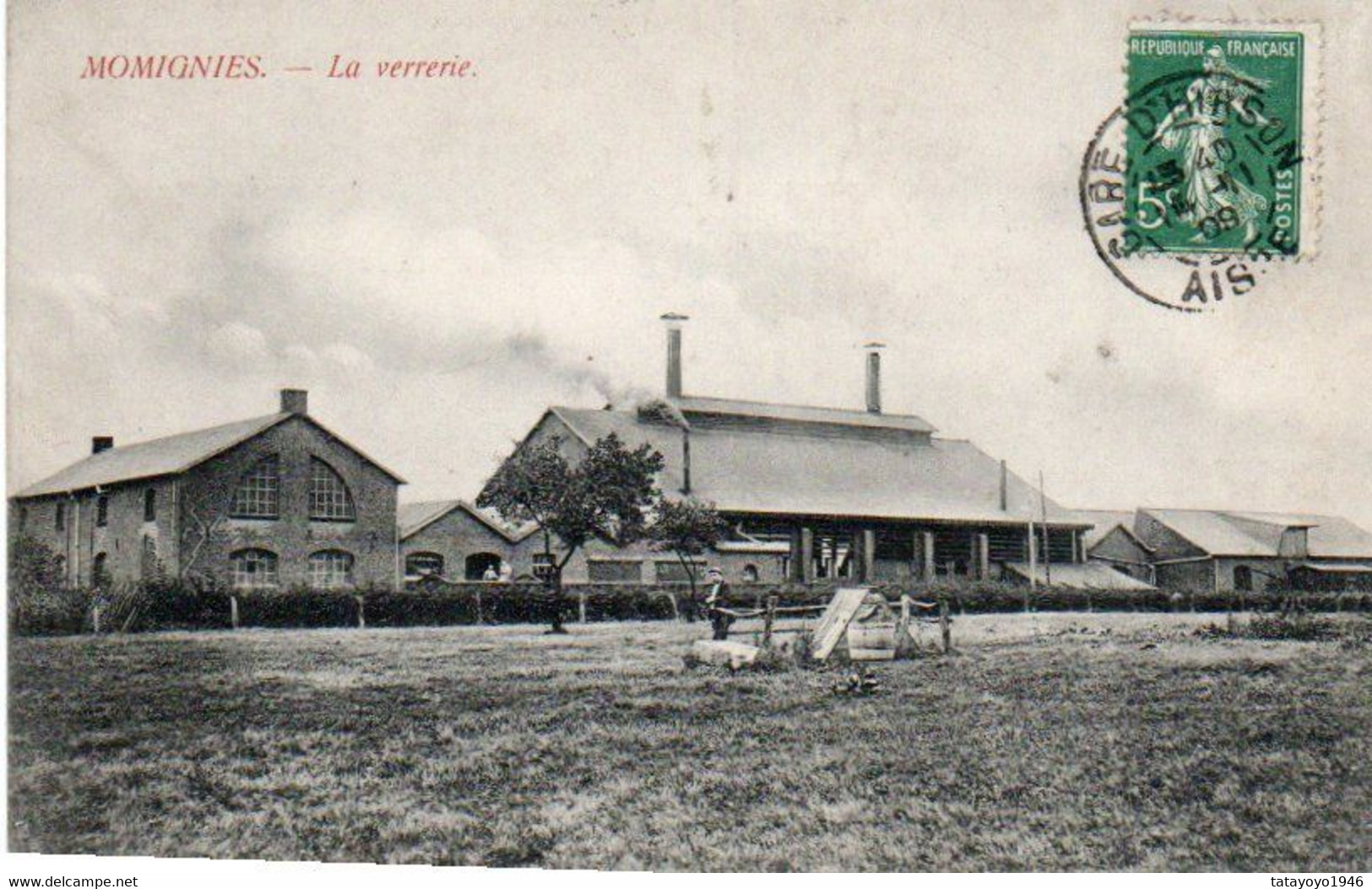 Momignies  La Verrerie Voyagé En 1909 - Momignies