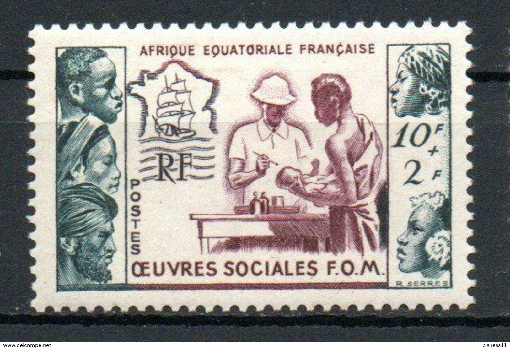 Col33 Colonie AEF Afrique  N° 227 Neuf X MH  Cote : 10,00€ - Unused Stamps
