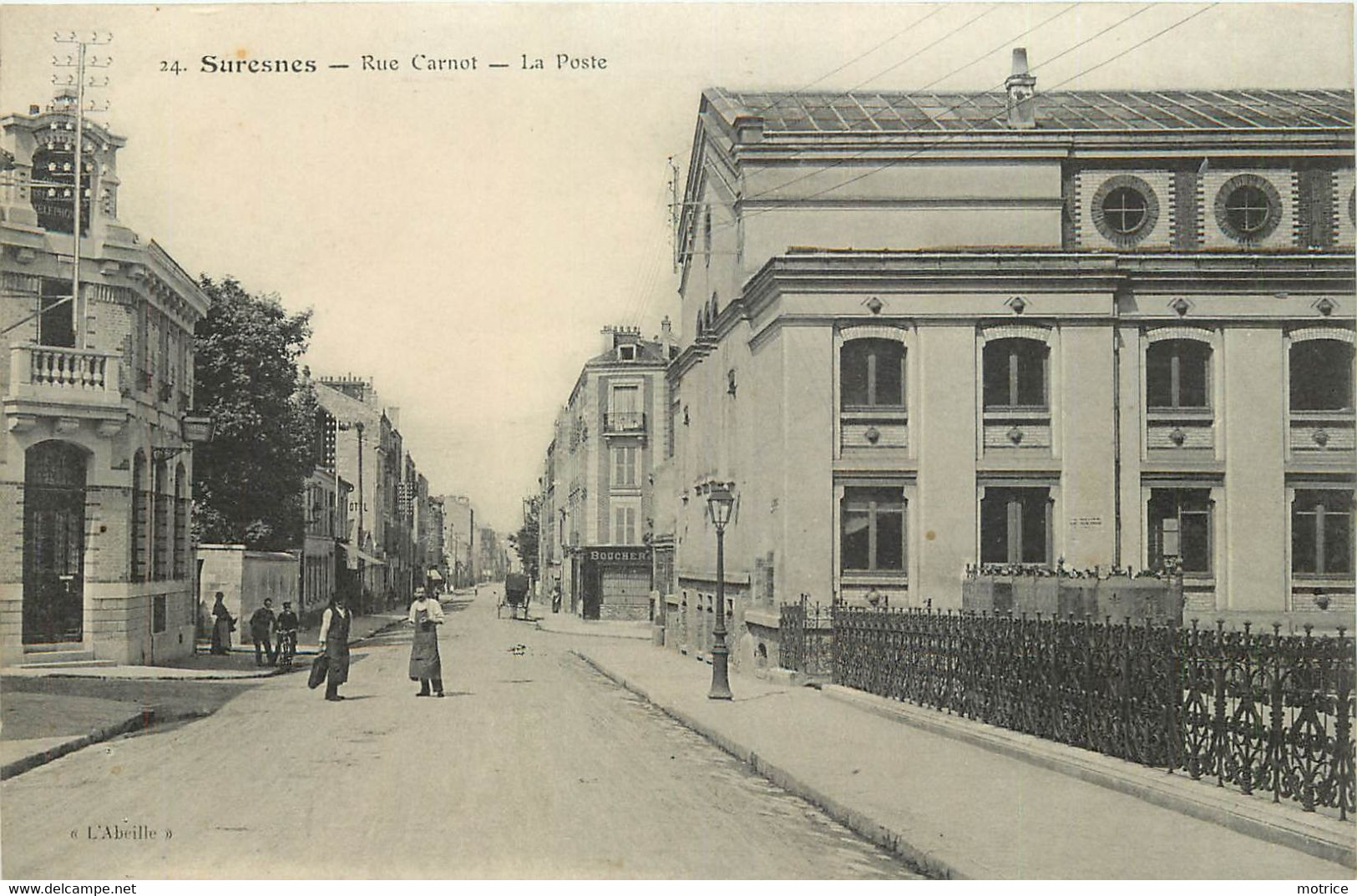 SURESNES - Rue Carnot, La Poste. - Poste & Facteurs