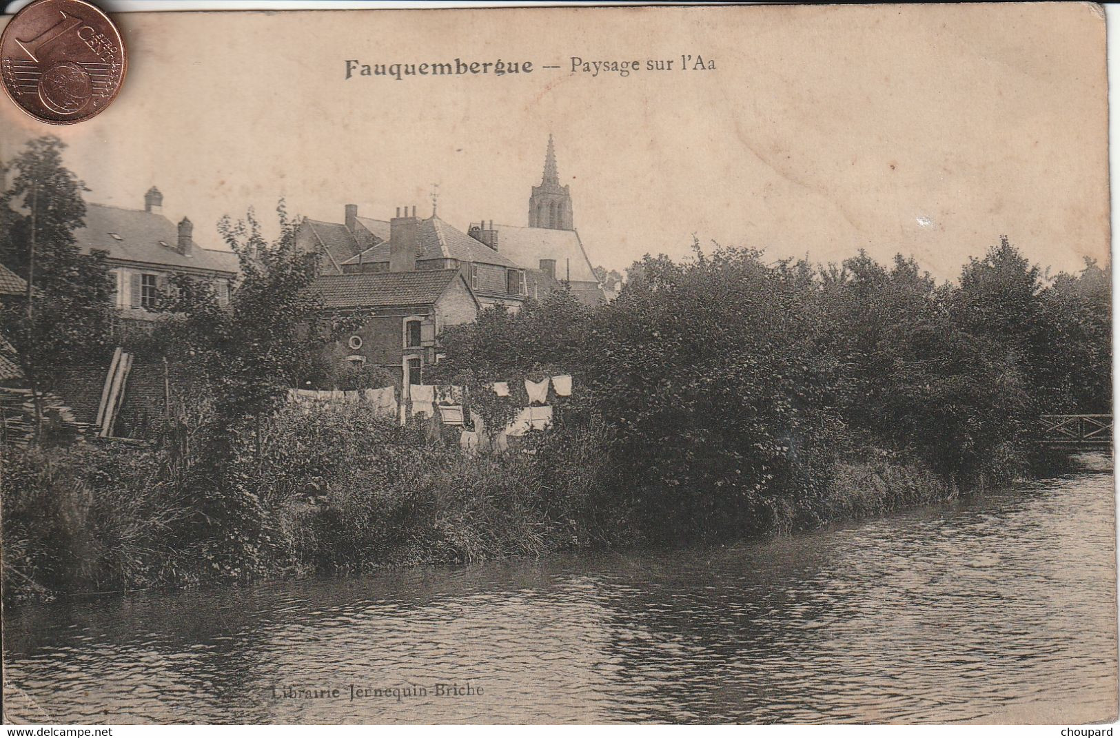 62 - Carte Postale Ancienne De  FAUQUEMBERGUE     Paysage Sur Aa - Fauquembergues