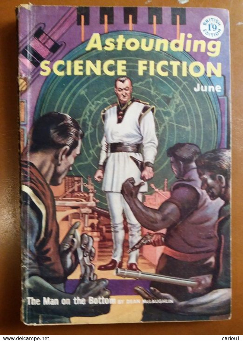 C1 ASTOUNDING Science Fiction UK BRE 06 1958 SF Pulp FREAS Anderson LEIBER  Port Inclus France - Sciencefiction