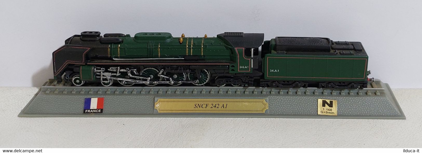 I112516 Del Prado "Locomotive Del Mondo" Sc. N (1:160) - SNCF 242 A1 - Francia - Locomotive