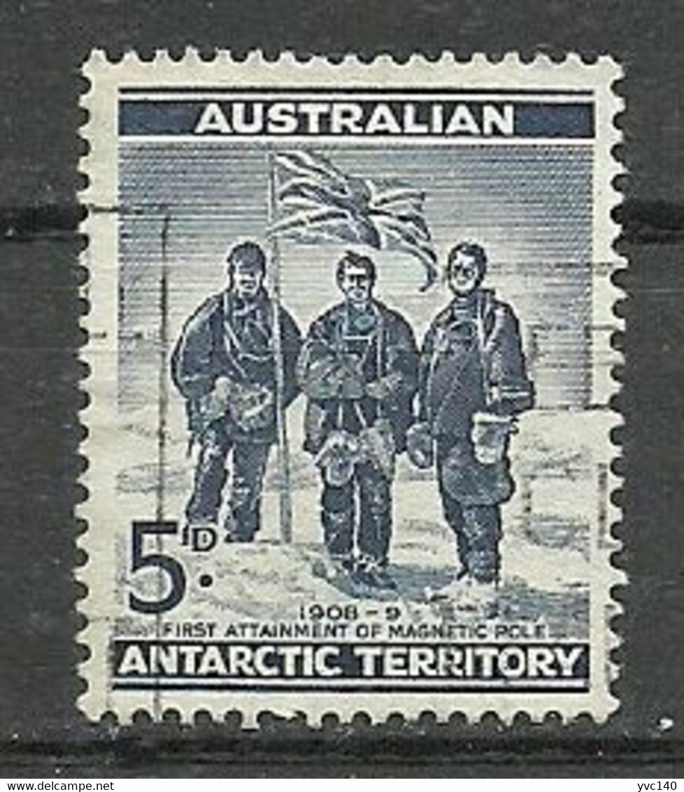 Australian Antarctic Territory; 1961 "1st Attainment Of Magnetic Pole" - Gebraucht