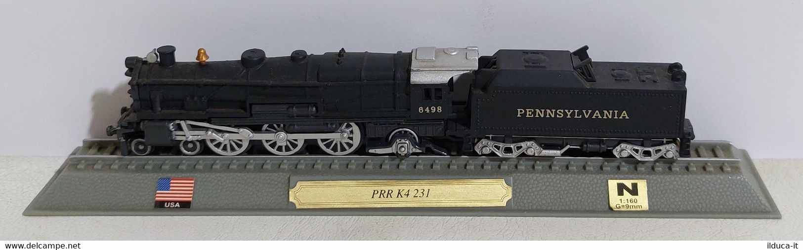 I112526 Del Prado "Locomotive Del Mondo" Sc. N (1:160) - PRR K4 231 - USA - Locomotieven