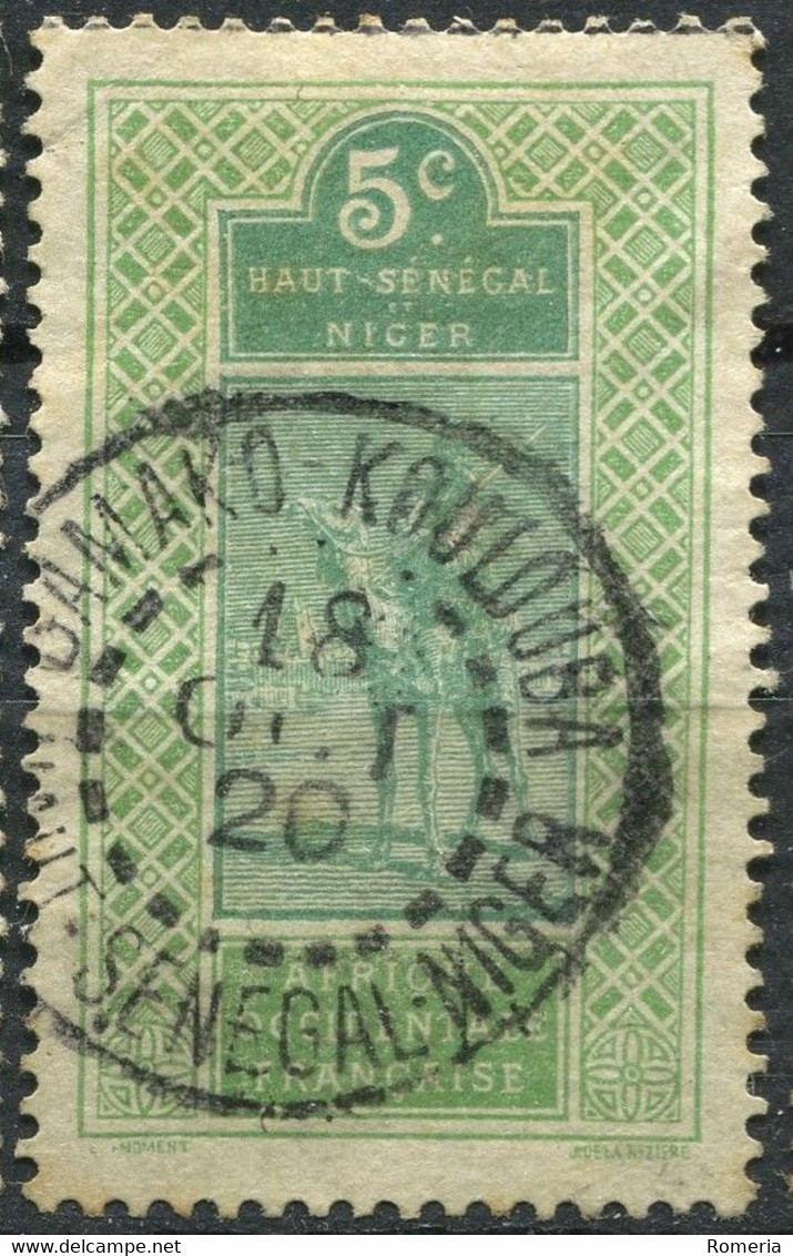 Haut Sénégal Et Niger - Petit Lot Timbres Oblitérés - Yt 1 - 18 - 20 - 21 - 23 - 25 - Gebraucht