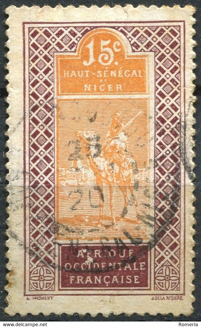 Haut Sénégal et Niger - Petit lot timbres oblitérés - Yt 1 - 18 - 20 - 21 - 23 - 25