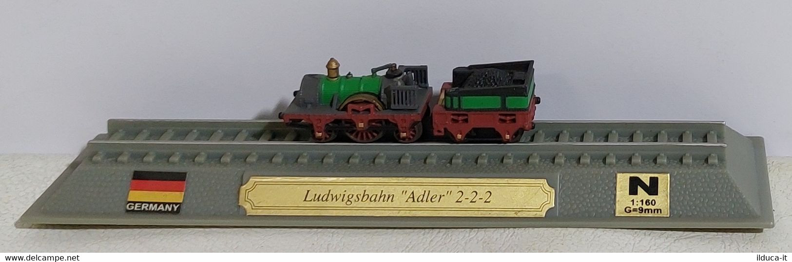 I112529 Del Prado Locomotive Del Mondo Sc. N - Ludwigsbahn Adler 2-2-2 Germania - Locomotive