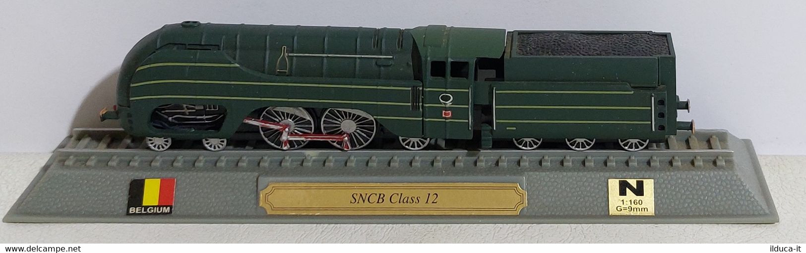 I112556 Del Prado "Locomotive Del Mondo" Sc. N (1:160) - SNCB Class 12 - Belgio - Locomotive