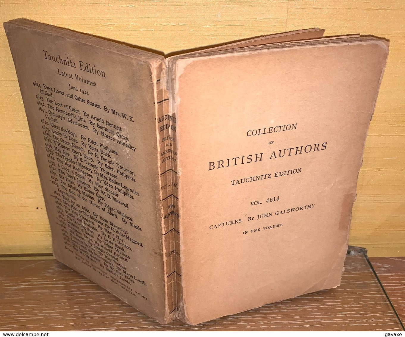 CAPTURES PAR JOHN GALSWORTHY EN ANGLAISYOUTH HEART OF DARKNESS THE END OF THE TETHER  Dent's Collected Edition 344 Pages - Cultural