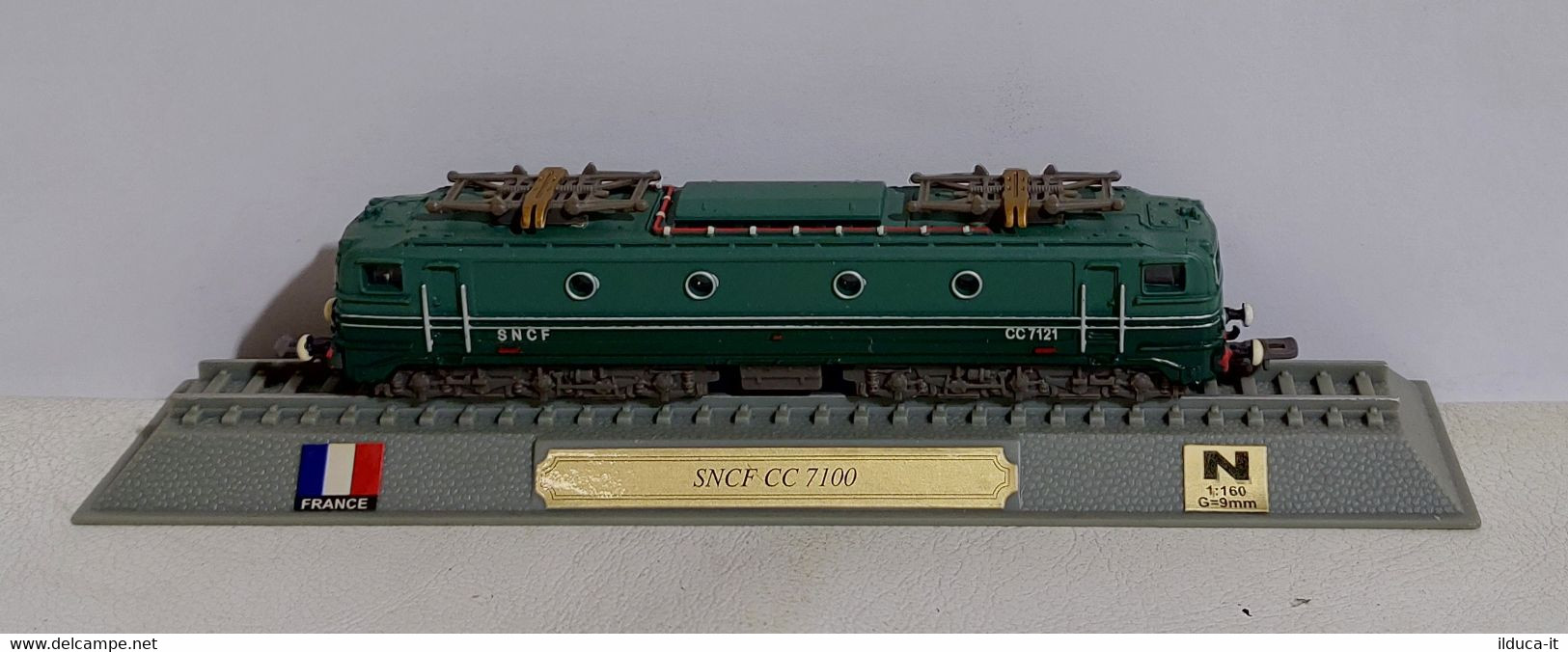 I112581 Del Prado "Locomotive Del Mondo" Sc. N (1:160) - SNCF CC 7100 - Francia - Loks