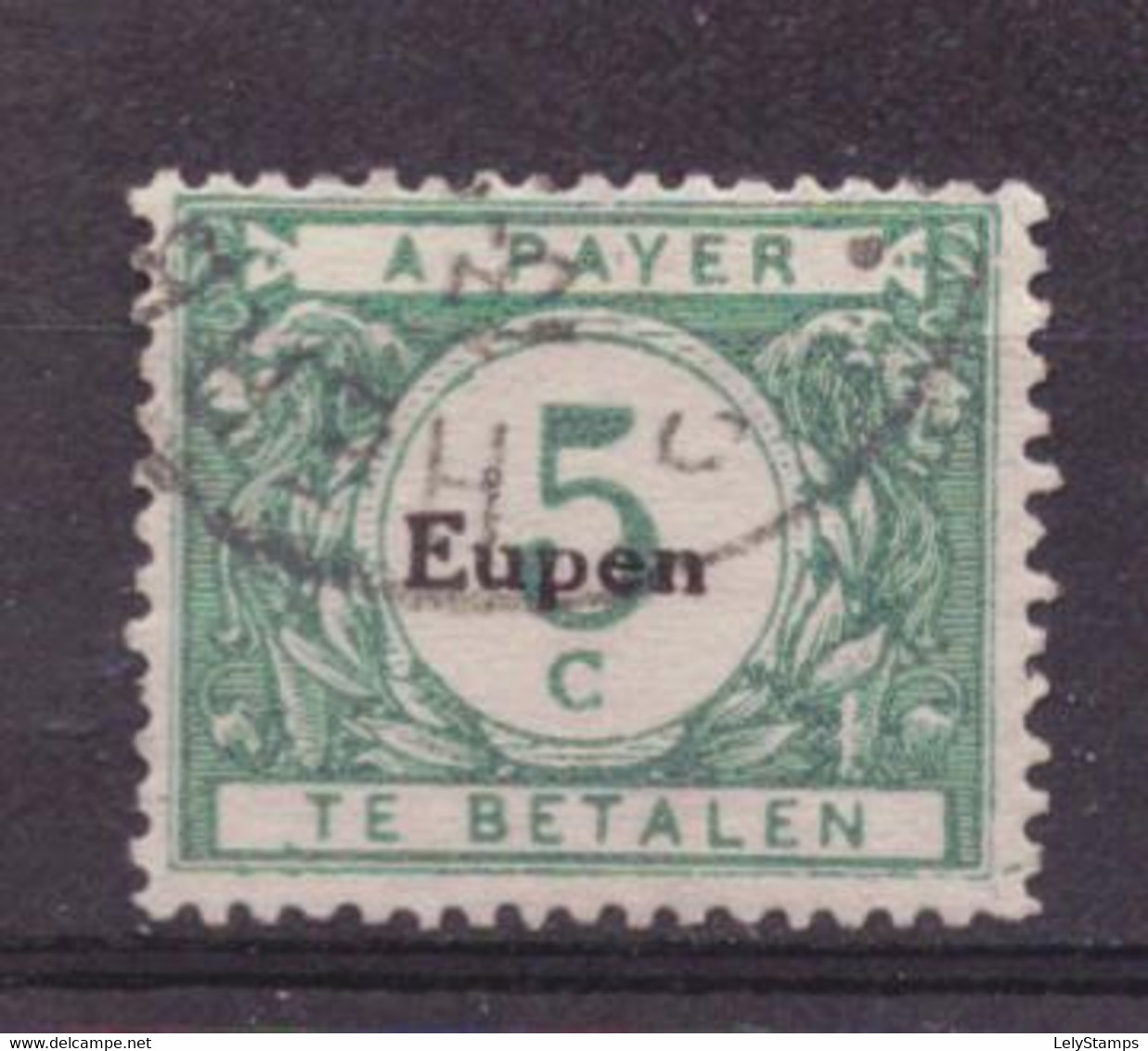 België Bezetting / Belgium Occupation Eupen Port 1 Used (1920) - OC55/105 Eupen & Malmédy