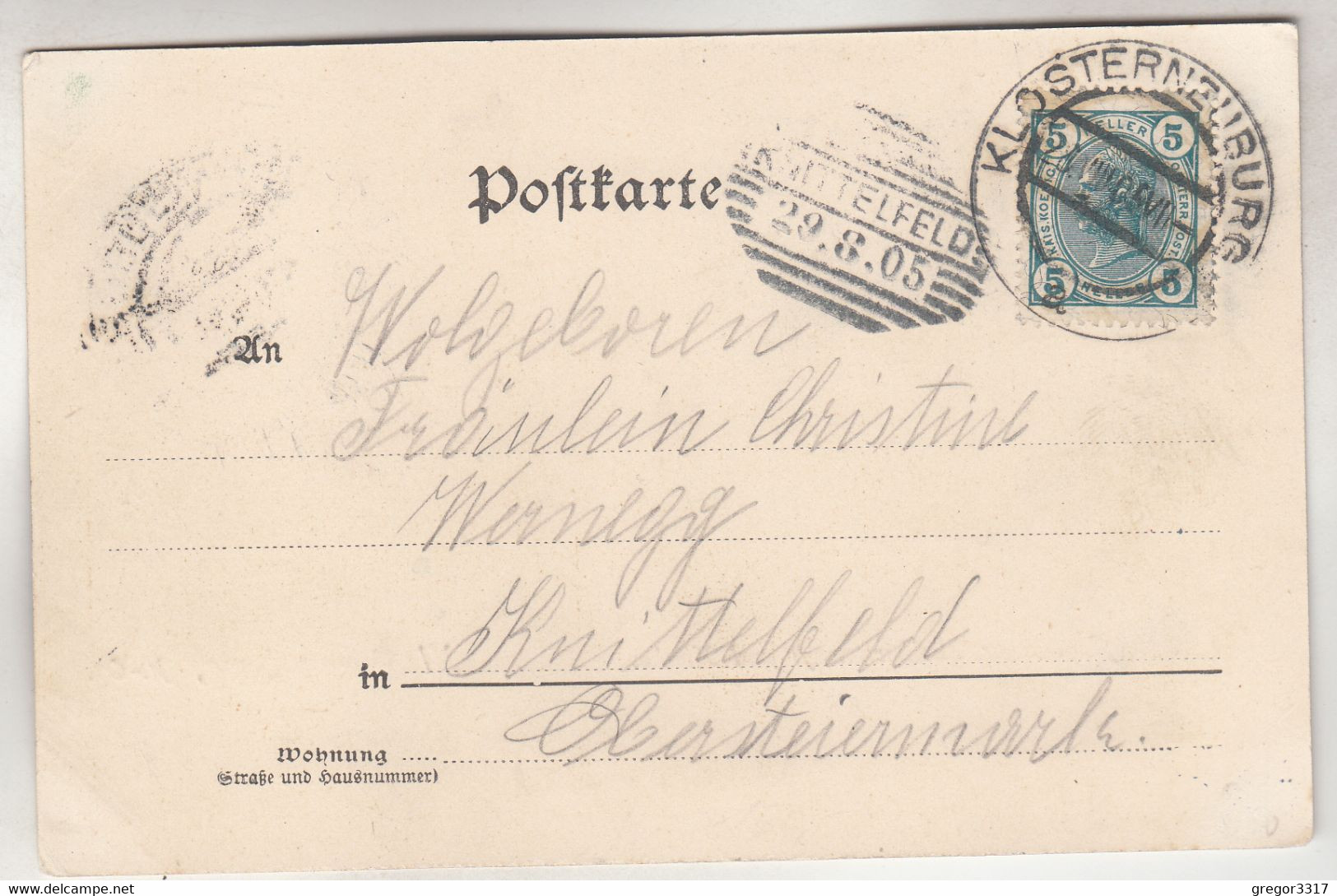C5373) KLOSTERNEUBURG - P.P. Augustiner Chorherrenstift Und Kirche - Litho 1905 - Klosterneuburg