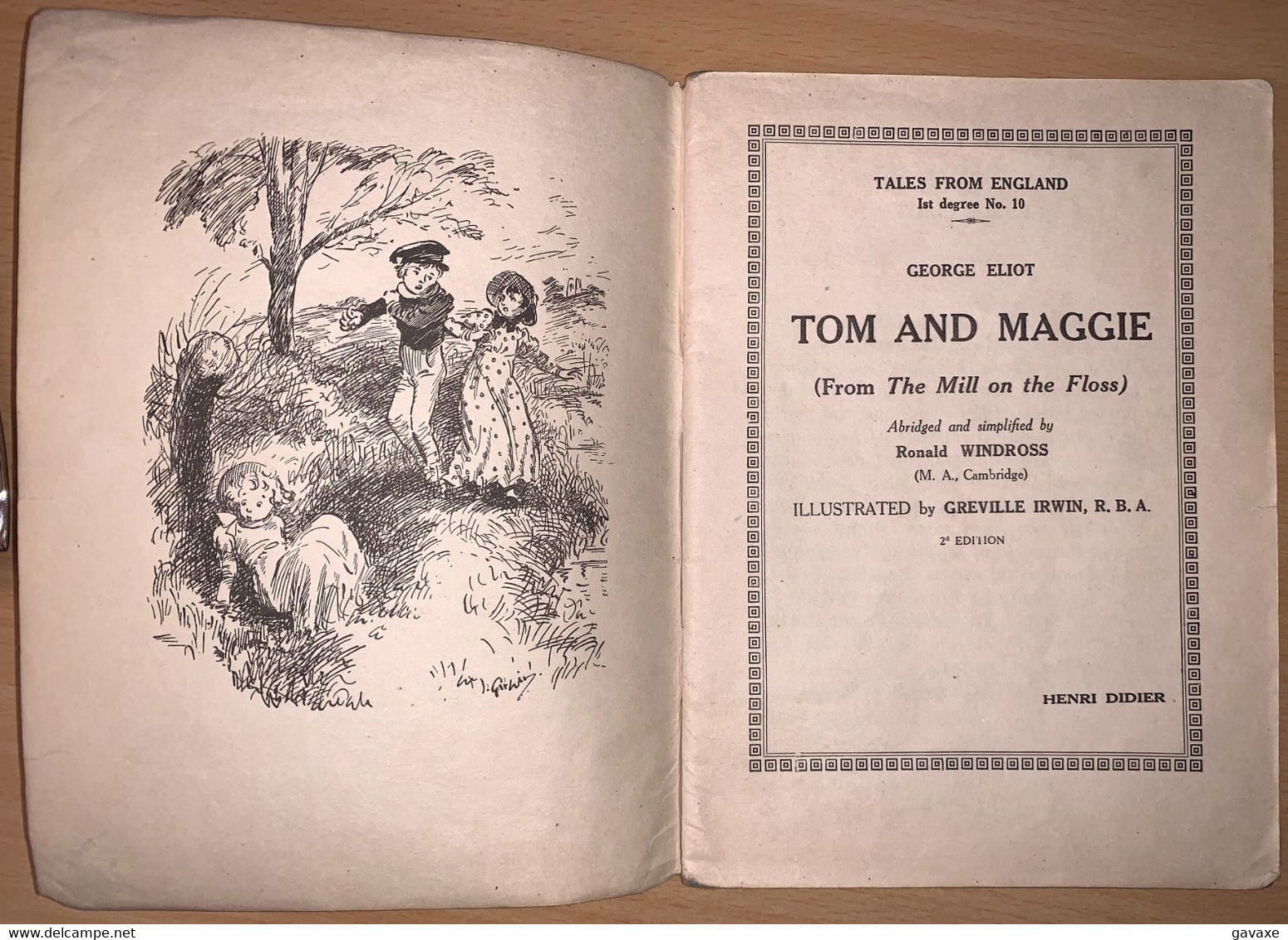 TOM AND MAGGIE - FROM THE MILL ON THE FLOSS - Racconti Fiabeschi E Fantastici