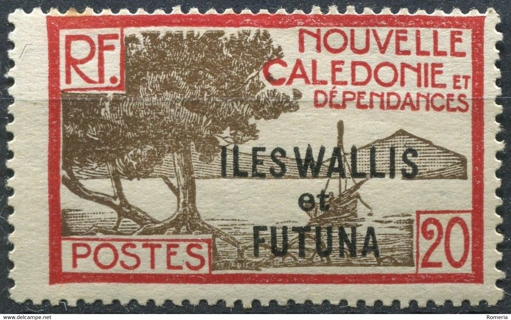 Wallis et Futuna - 1924 - 1944 - Lot timbres * TC + taxes - Nºs dans description