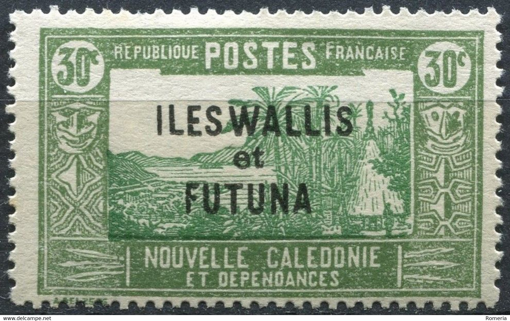 Wallis et Futuna - 1924 - 1944 - Lot timbres * TC + taxes - Nºs dans description