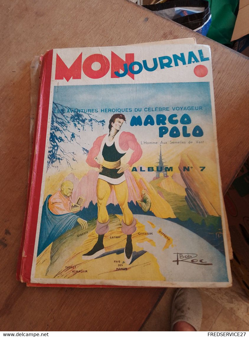 73 // MON JOURNAL MARCO POLO ALBUM N°7 (numéros De 1 à 14) /  1949 - Marco-Polo