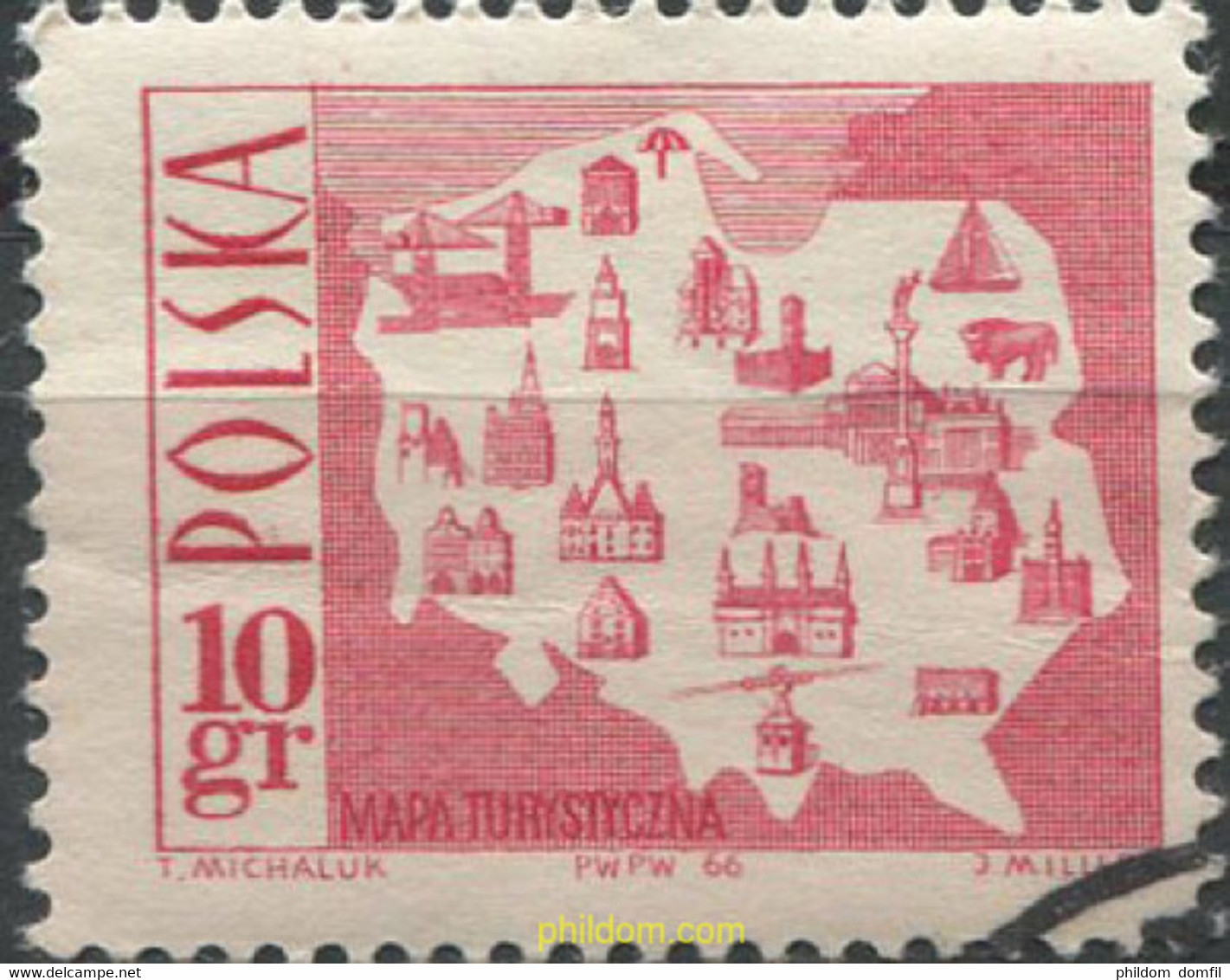 696945 USED POLONIA 1966 TURISMO - Non Classés