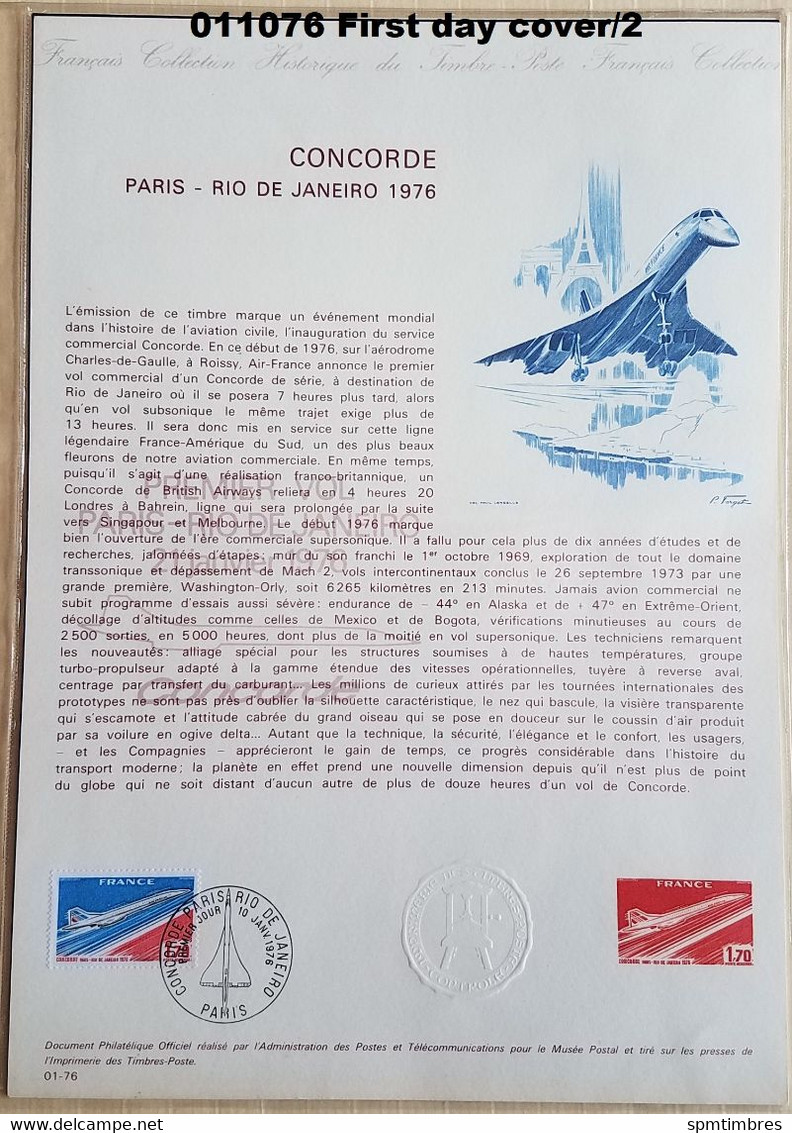 #49 Concorde Aircraft Onboard Carried / Private Correspondence / Remaining Post / First Day Covers And More - Covers & Documents