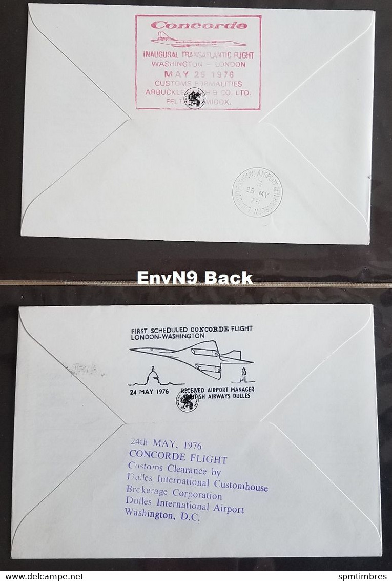 #49 Concorde aircraft onboard Carried / private correspondence / remaining post / first day covers and more