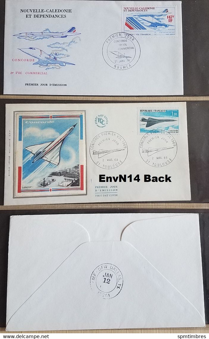 #49 Concorde aircraft onboard Carried / private correspondence / remaining post / first day covers and more