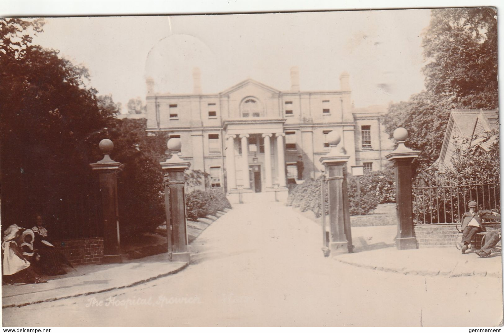 IPSWICH - THE HOSPITAL. PHOTOGRAPHIC - Ipswich