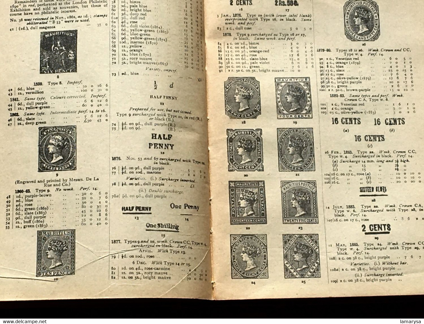 1919 Empire britannique Stamps of the British Empire Catalogue de cotation Stanley Gibbons cote des timbres Anglais