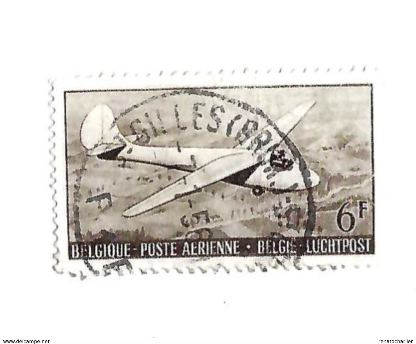 Oblitération "Saint-Gilles" Sur Planeur. - Usados