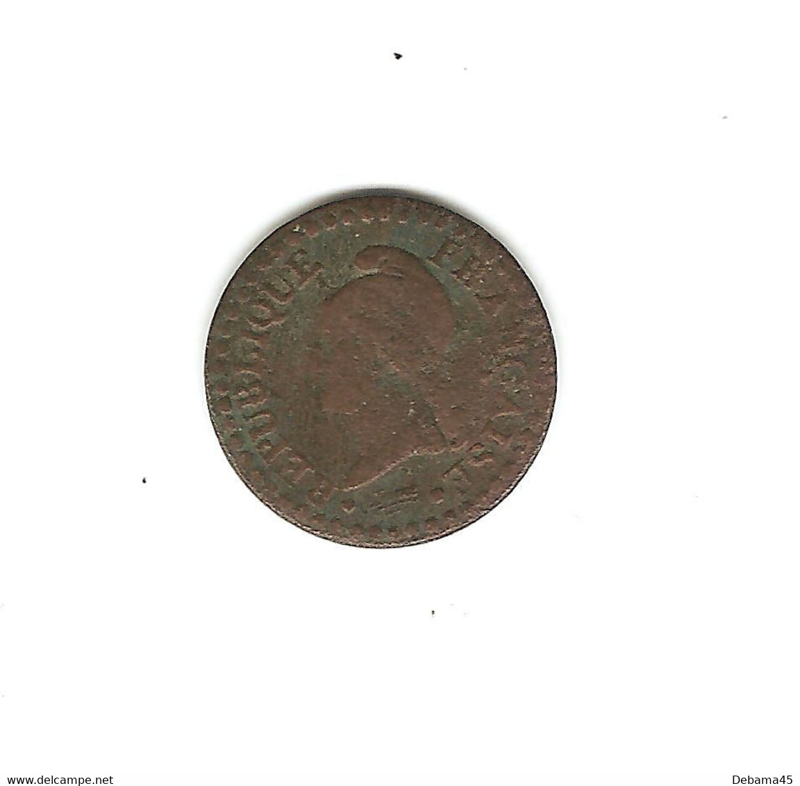 416/ France : 1 Centime Dupré An 7 A - 1795-1799 French Directory