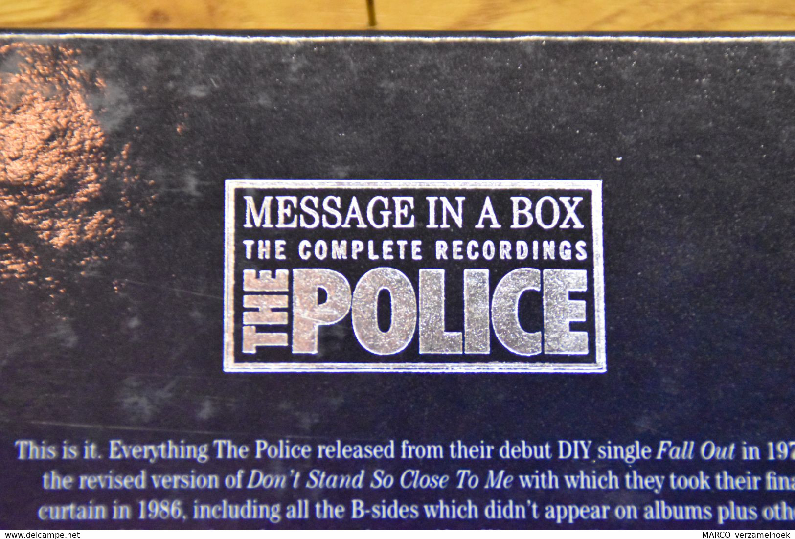4CD THE POLICE Message In A Box The Complete Recordings A&M Records 1993 - Verzameluitgaven