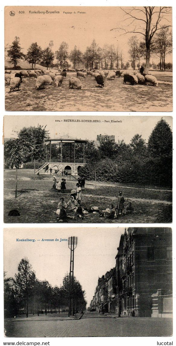 Bruxelles - Koekelberg - Lot De 9 Cartes Postales - Koekelberg