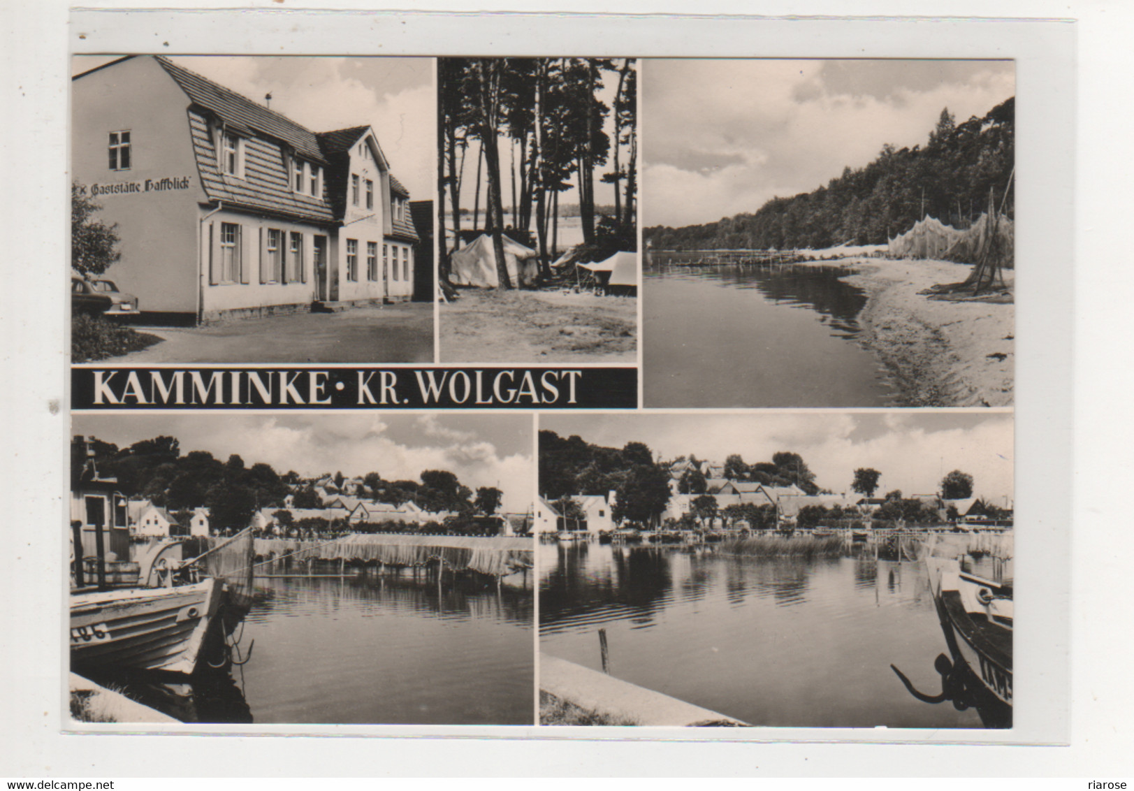 Antike Postkarte -   KAMMINKE KR: WOLGAST DDR 1975 - Wolgast