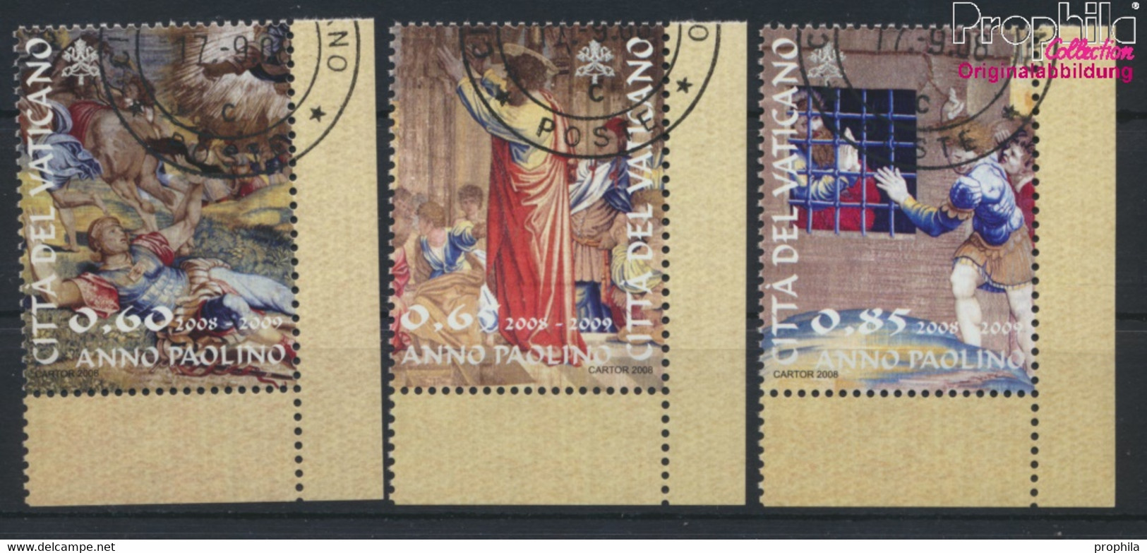 Vatikanstadt 1619-1621 (kompl.Ausg.) Gestempelt 2008 Jahr Des Apostels Paulus (10005188 - Oblitérés
