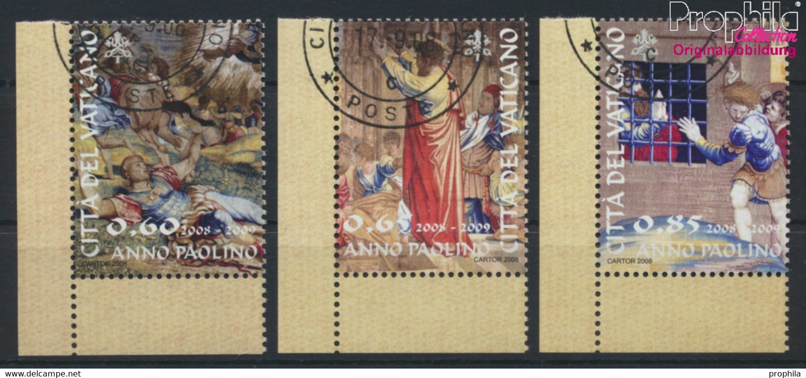 Vatikanstadt 1619-1621 (kompl.Ausg.) Gestempelt 2008 Jahr Des Apostels Paulus (10005190 - Usados