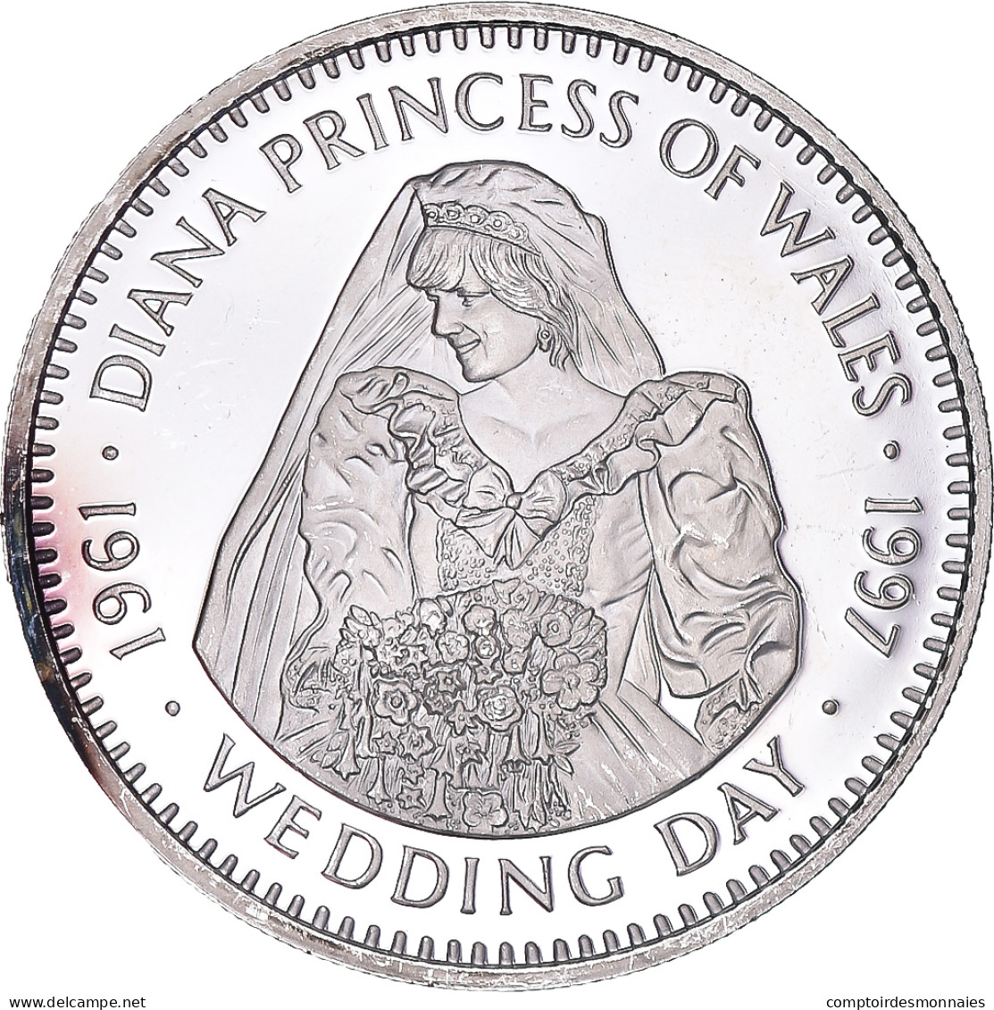 Monnaie, Libéria, Wedding Day, 20 Dollars, 1997, Diana, SPL, Argent, KM:535 - Liberia