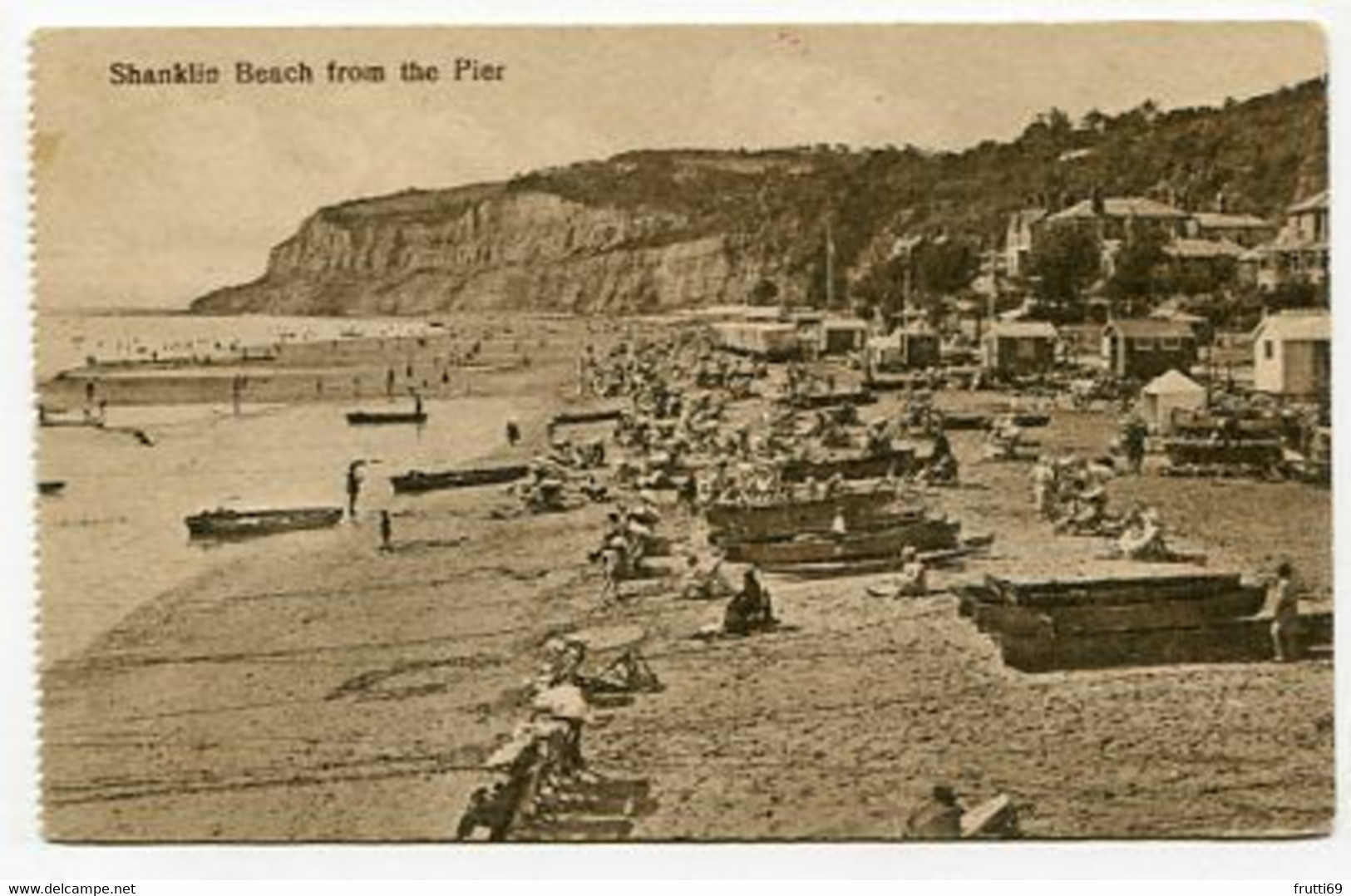 AK 118724 ENGLAND - Shanklin - Beach From The Pier - Shanklin