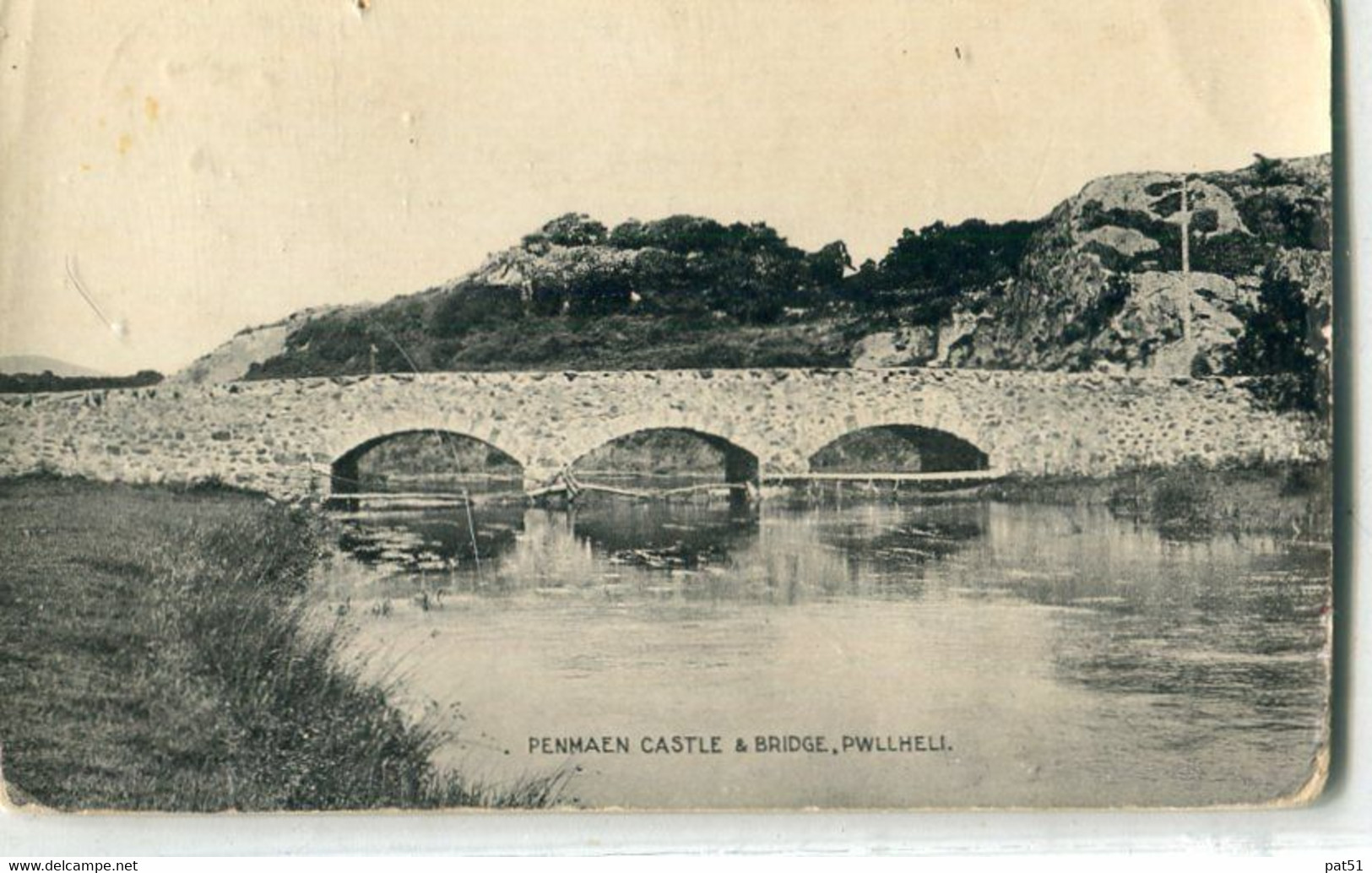 ROYAUME - UNI / UNITED KINGDOM - Pwllheli : Penmaen Castle & Bridge - Anglesey