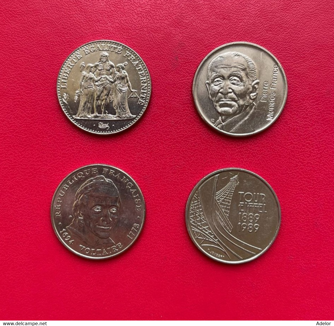 Belle Série De 4 Monnaies Commémoratives De 5 Francs. Etat SUP - Autres & Non Classés