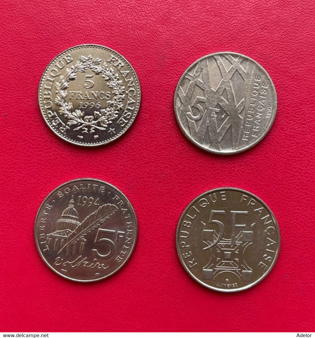 Belle Série De 4 Monnaies Commémoratives De 5 Francs. Etat SUP - Altri & Non Classificati
