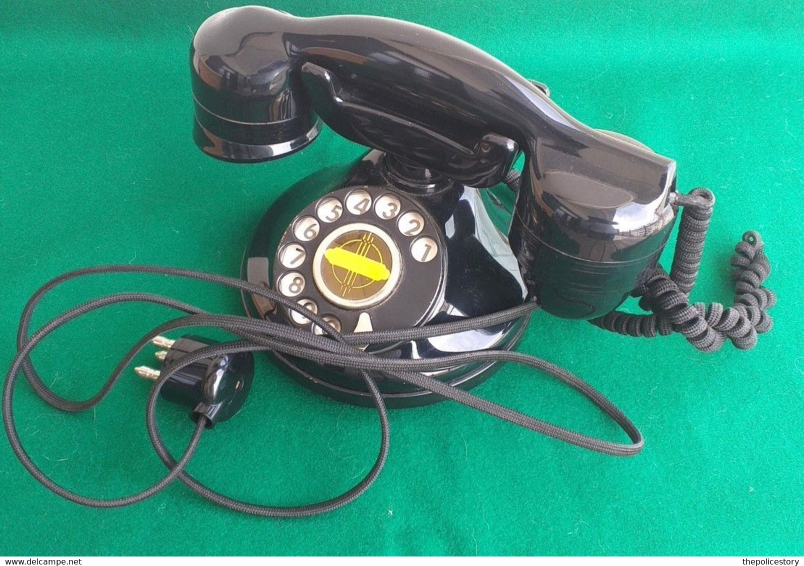 Telefono Vintage A Disco Marca Telcer - Téléphonie