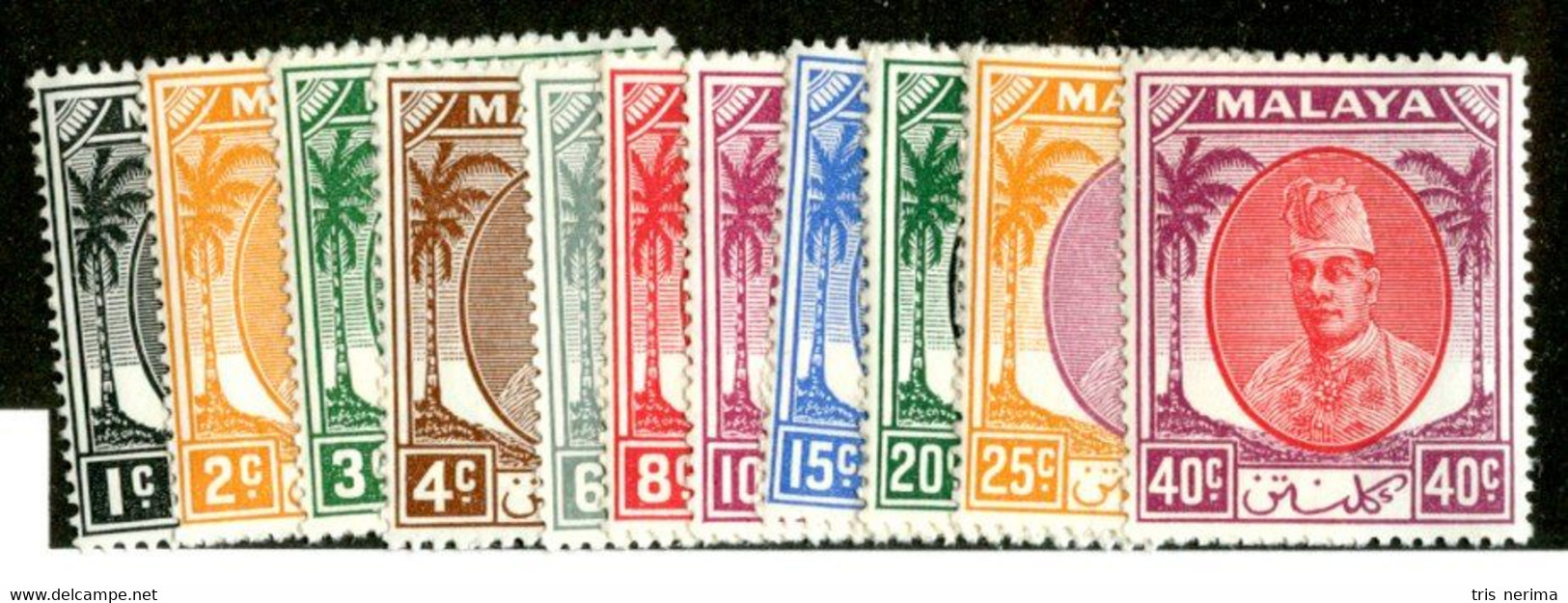 187 BCx 1951 Scott 50/60 Mnh** ( All Offers 20% Off! ) - Kelantan