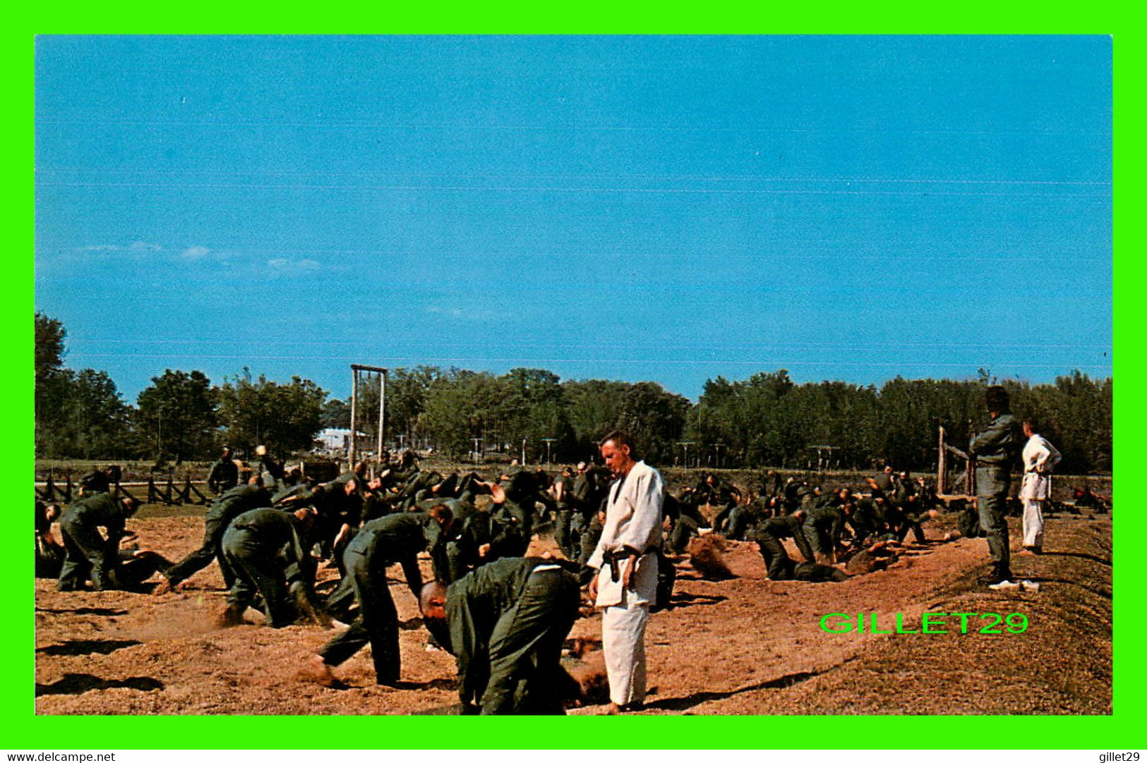 PARRIS ISLAND, SC - HAND-TO-HAND COMBAT PRACTICE, MARINE CORPS RECRUIT DEPOT -  PHOTO ARTS - DEXTER PRESS INC - - Parris Island