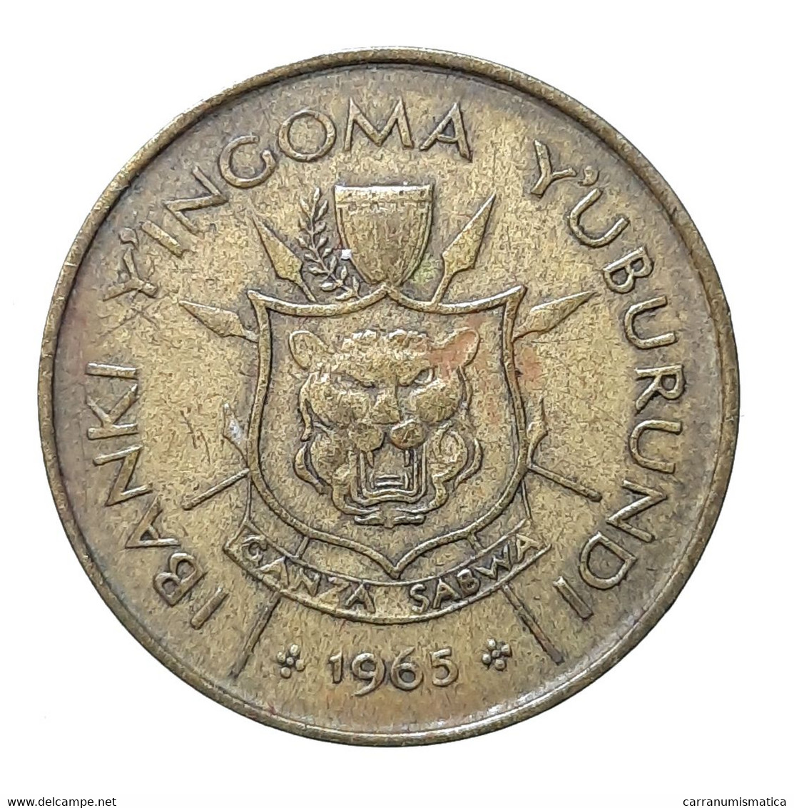 [NC] BURUNDI - 1 FRANC 1965 (k0347) - Burundi