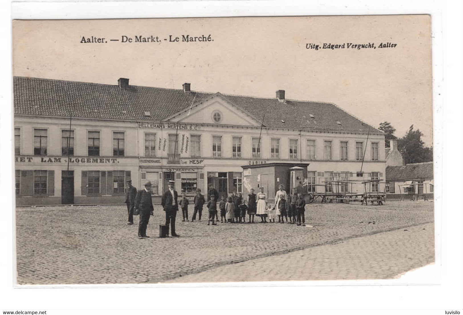 Aalter De Markt ( Staat - Zie De Rechter Benedenhoek Van De Ansichtkaart ) - Aalter